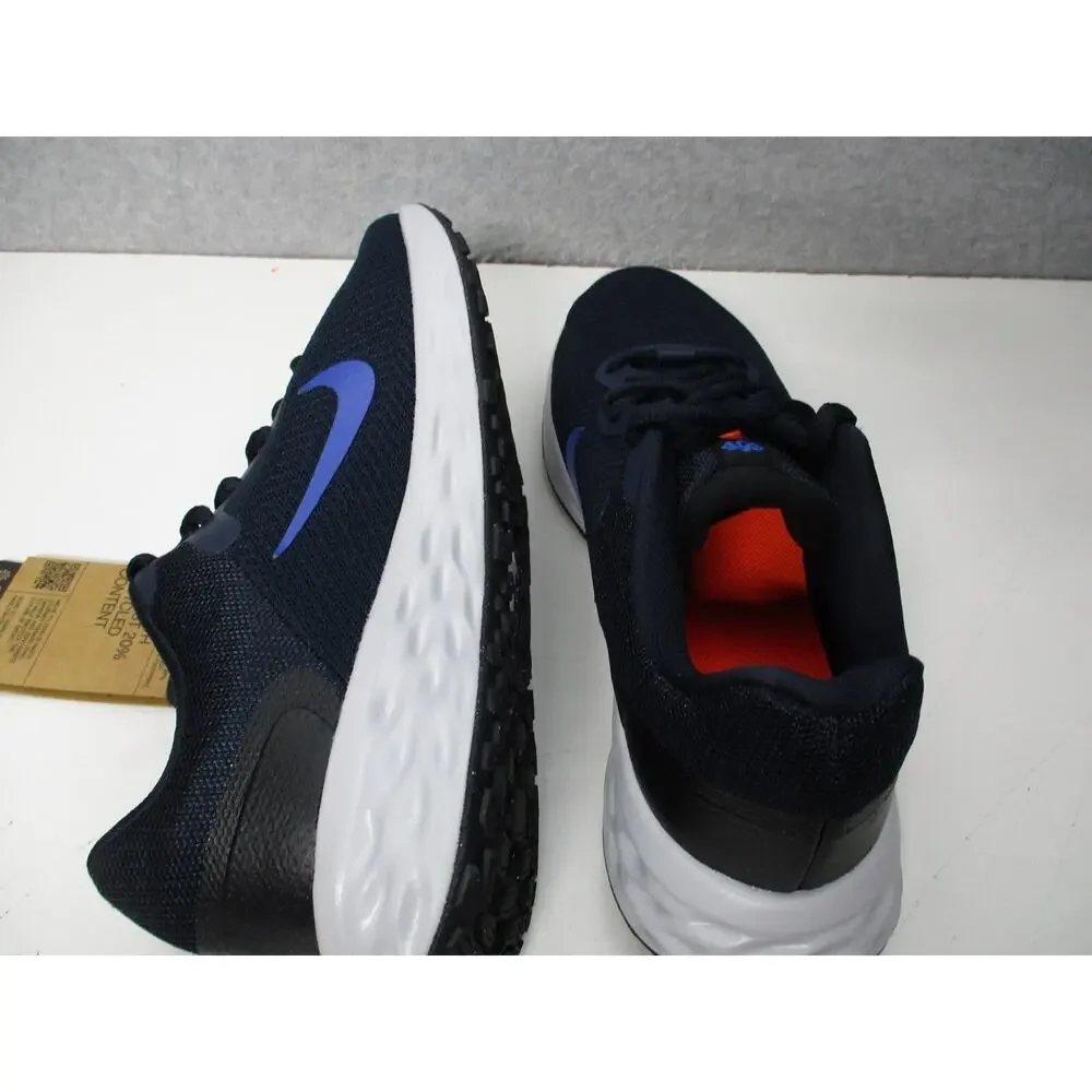 Nike Revolution 6 Next Nature Blue Road Running Shoes Mens Sz 7 Womens Sz 9.5